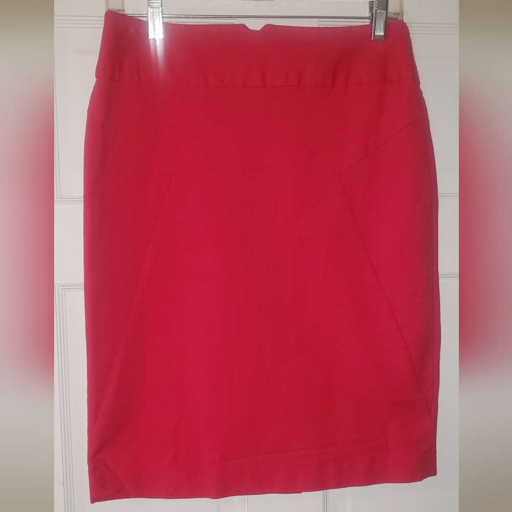 Premise Bold Red Pencil Skirt